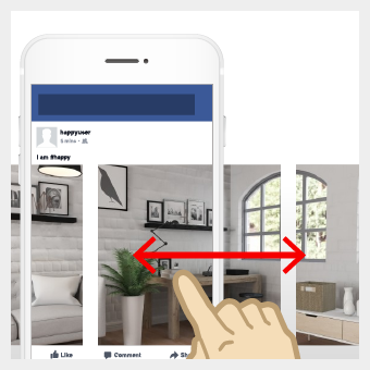 Facebook広告 カルーセル広告